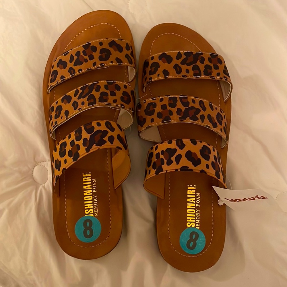 Cheetah Print Sandals